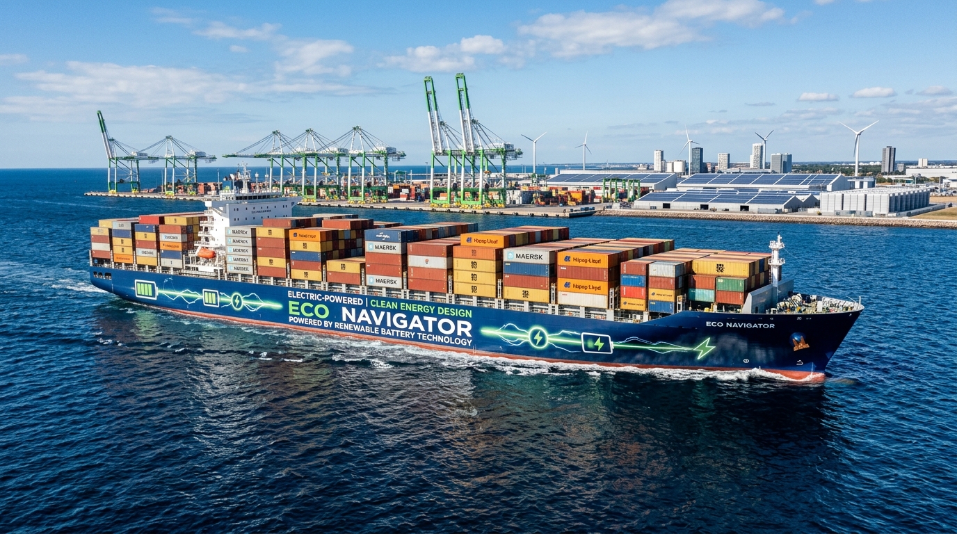 Electric Powered Marine Cargo & Smart Port